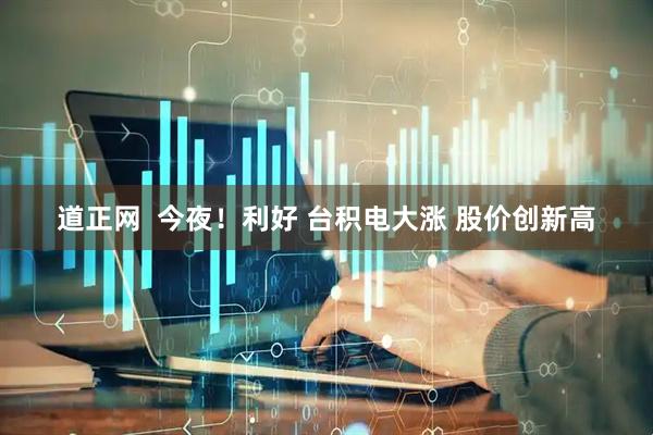 道正网  今夜！利好 台积电大涨 股价创新高